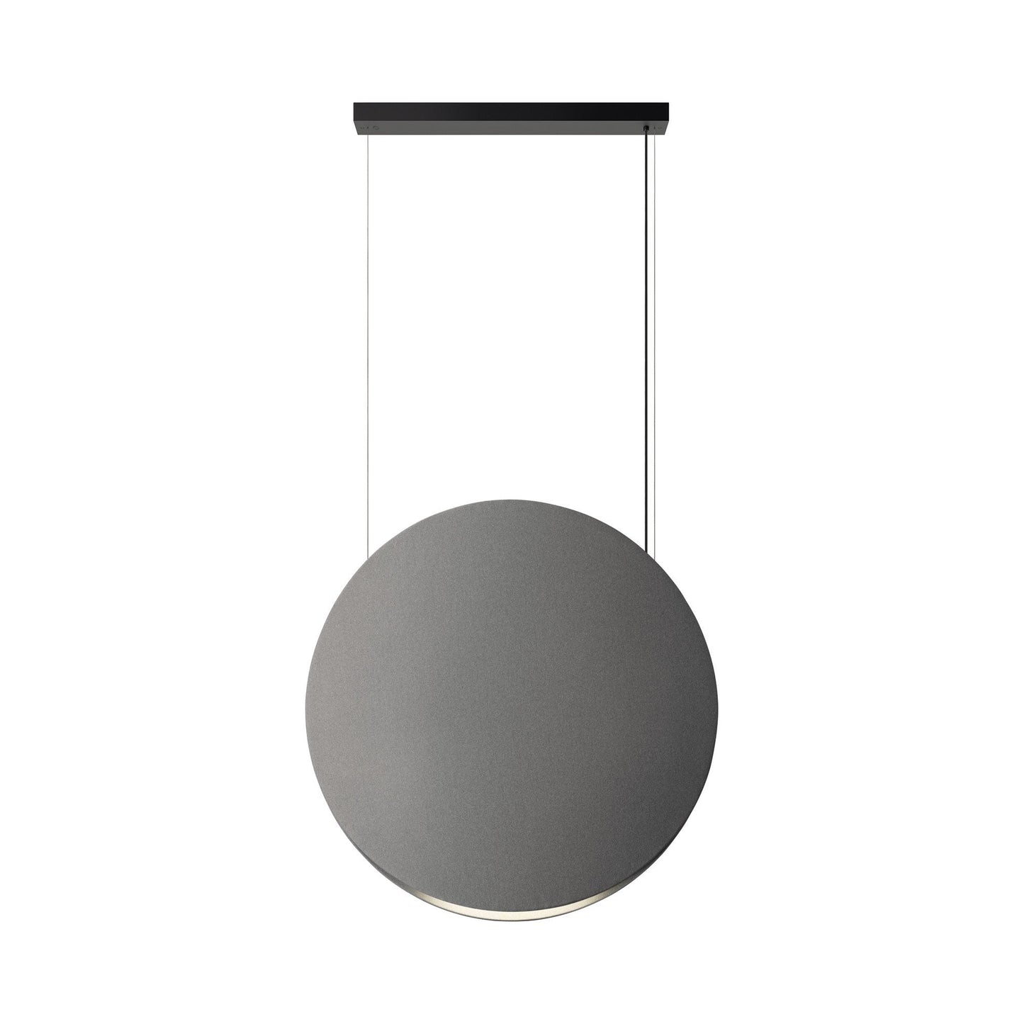 Noren Round LED Pendant Light in Light Grey (Large).