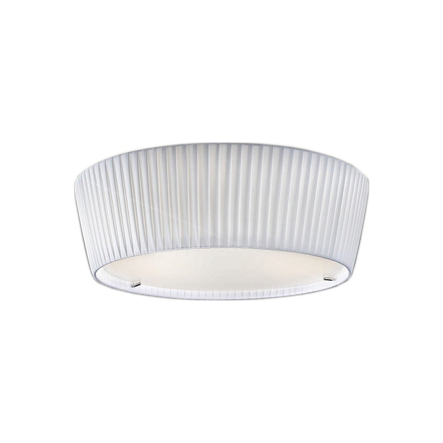 Plafonet Flush Mount Ceiling Light in White Translucent (Small).