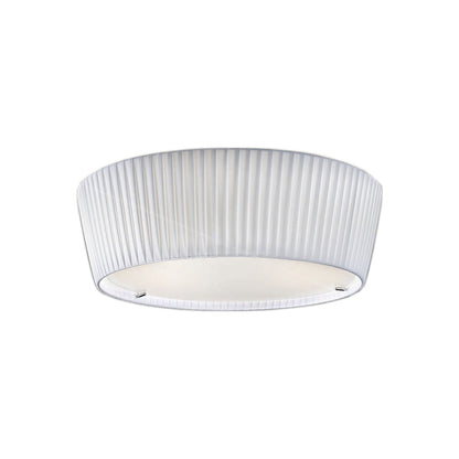 Plafonet Flush Mount Ceiling Light in White Translucent (Small).