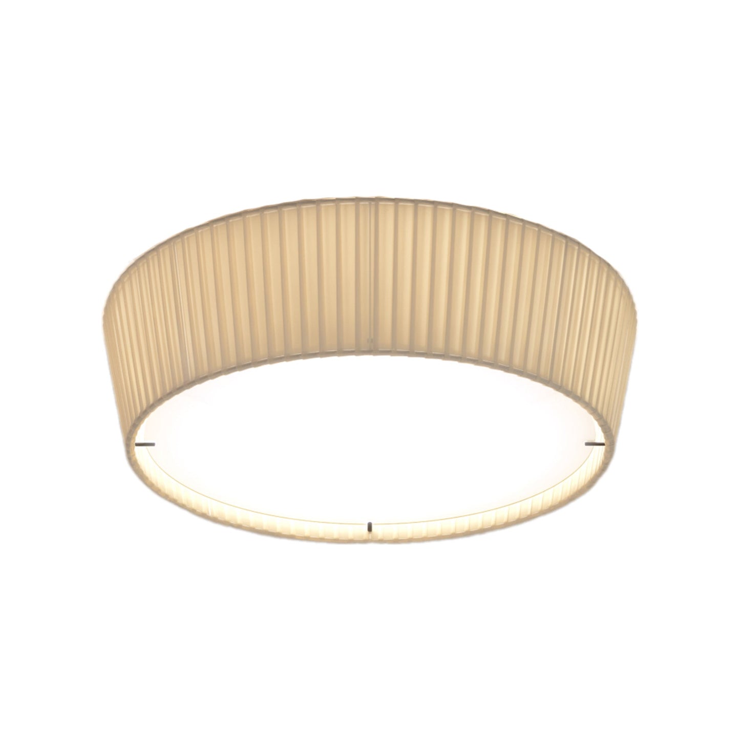 Plafonet Flush Mount Ceiling Light in Cream Translucent (Medium).