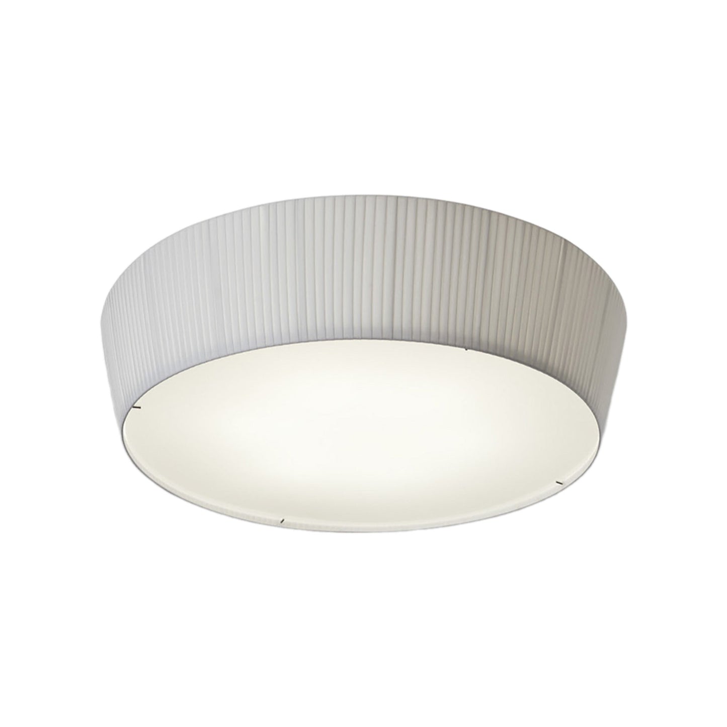 Plafonet Flush Mount Ceiling Light in White Translucent (Medium).