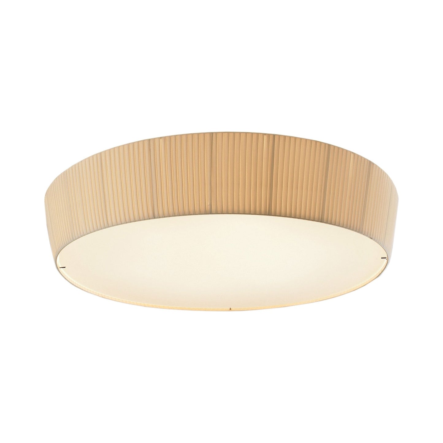 Plafonet Flush Mount Ceiling Light in Cream Translucent (Large).