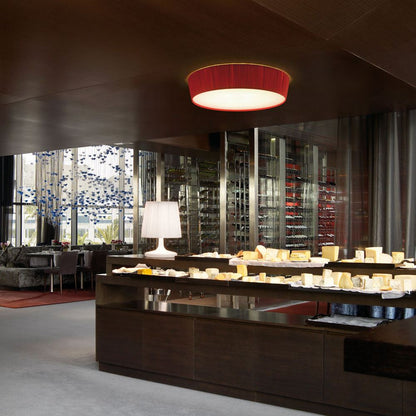 Plafonet Flush Mount Ceiling Light in restaurant.