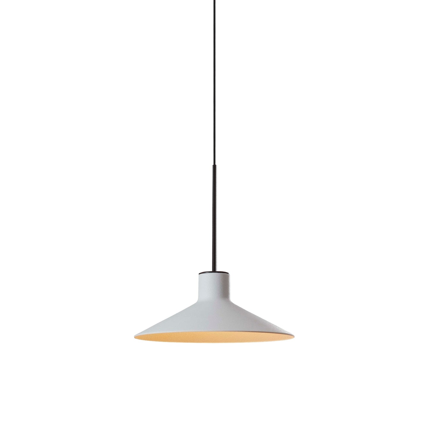 Platet Pendant Light in Light Grey.