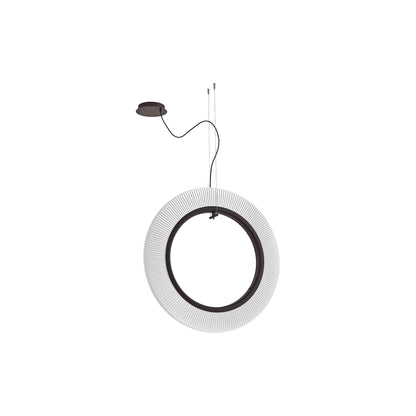 Roda LED Vertical Pendant Light in White (35.43-Inch/0-10V).