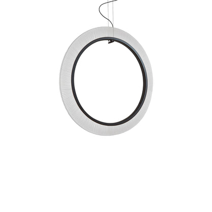 Roda LED Vertical Pendant Light in White (47.24-Inch/REMOTE 0-10V).