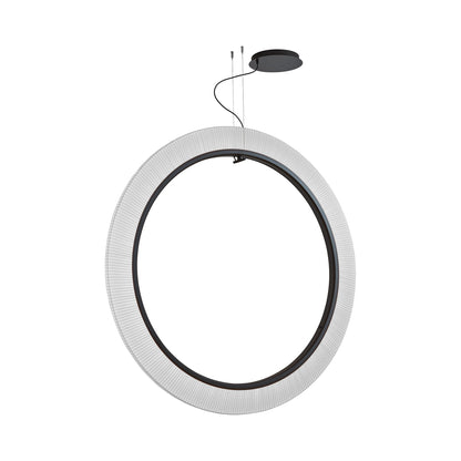 Roda LED Vertical Pendant Light in White (59.06-Inch/0-10V).