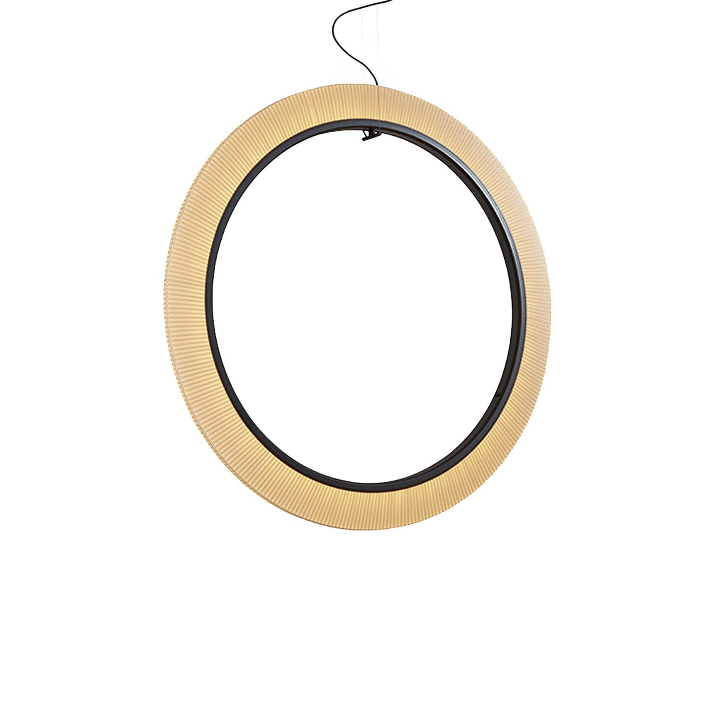 Roda LED Vertical Pendant Light in Cream (59.06-Inch/REMOTE 1-10V).