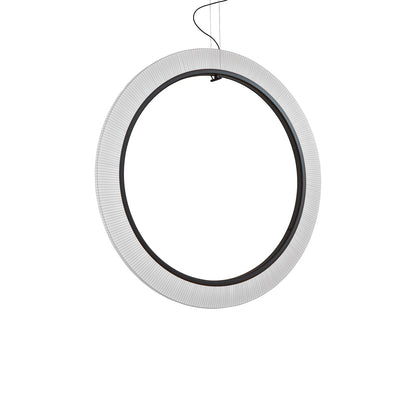 Roda LED Vertical Pendant Light in White (59.06-Inch/REMOTE 1-10V).