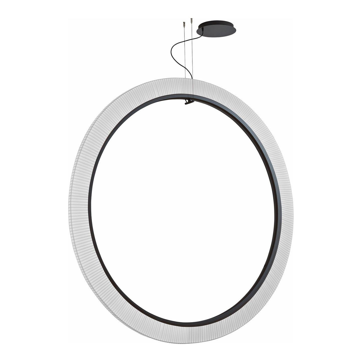 Roda LED Vertical Pendant Light in White (78.74-Inch/0-10V).