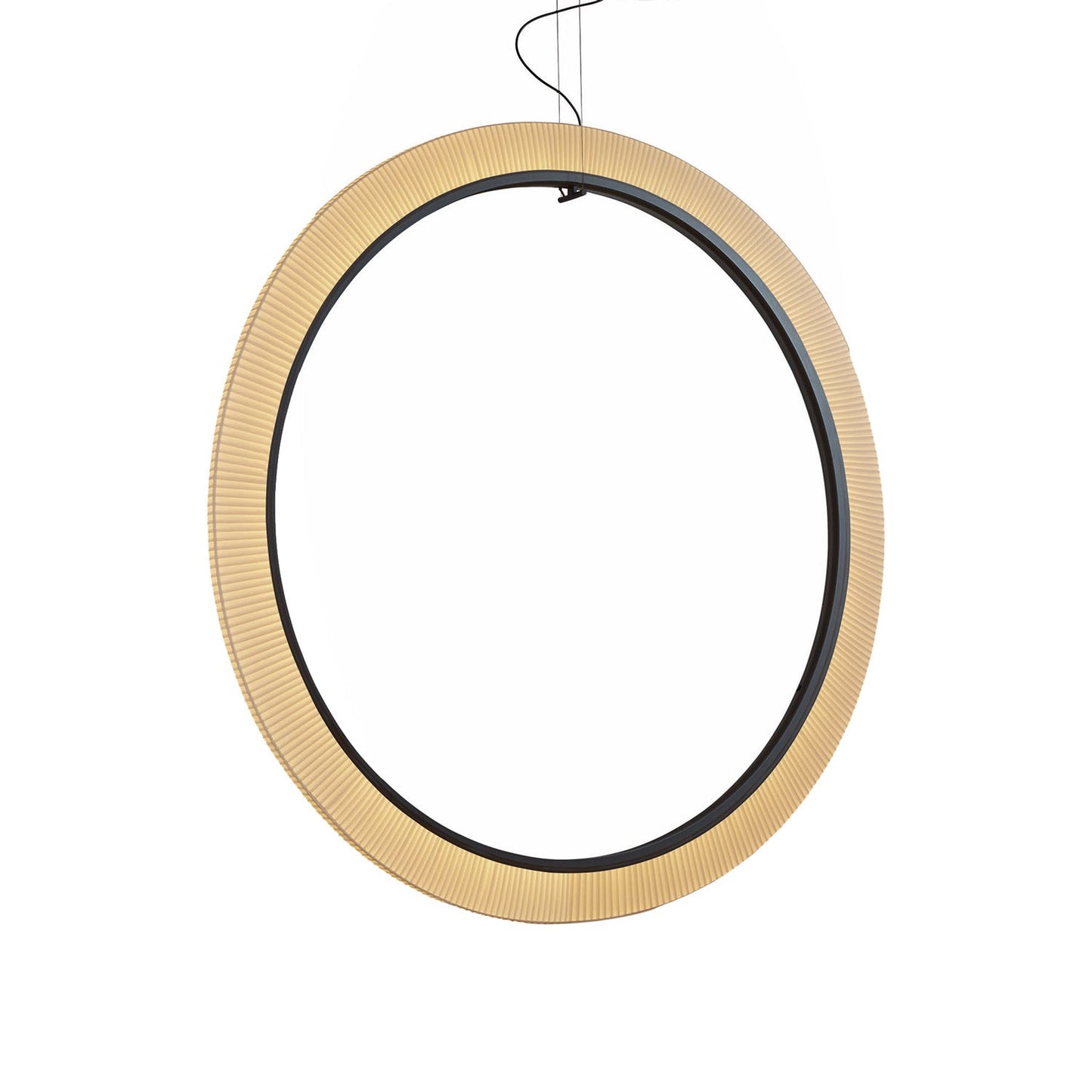 Roda LED Vertical Pendant Light in Cream (78.74-Inch/REMOTE 1-10V).