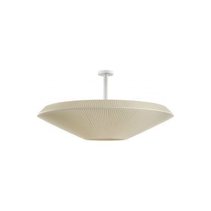 Siam Semi Flush Mount Ceiling Light in Cream Translucent (47.24-Inch/Big).