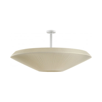 Siam Semi Flush Mount Ceiling Light in Cream Translucent (59.06-Inch/Big).