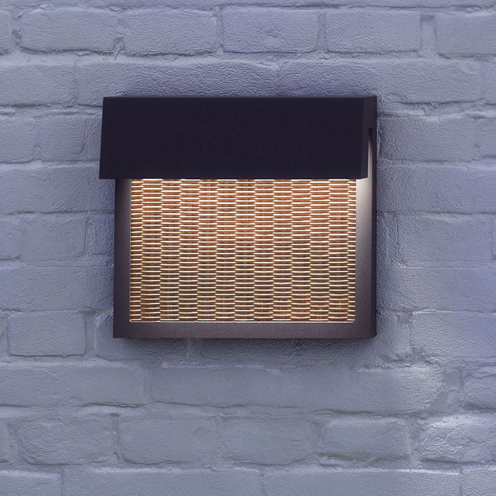 Sisal Outdoor LED Wall Light in Outside Area.