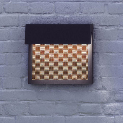 Sisal Outdoor LED Wall Light in Outside Area.