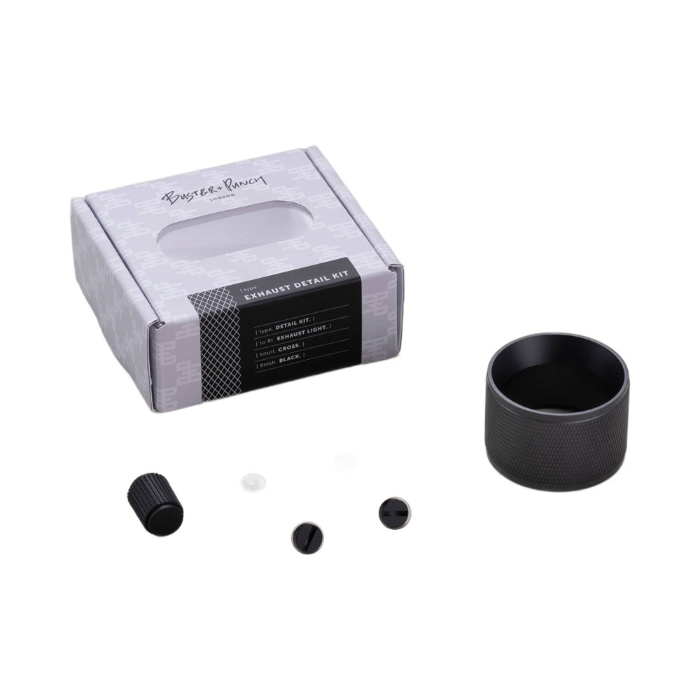 Exhaust Detail Kit in Black (Cross)