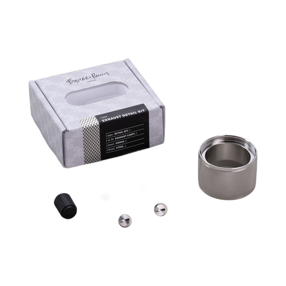 Exhaust Detail Kit in Steel (Cross)