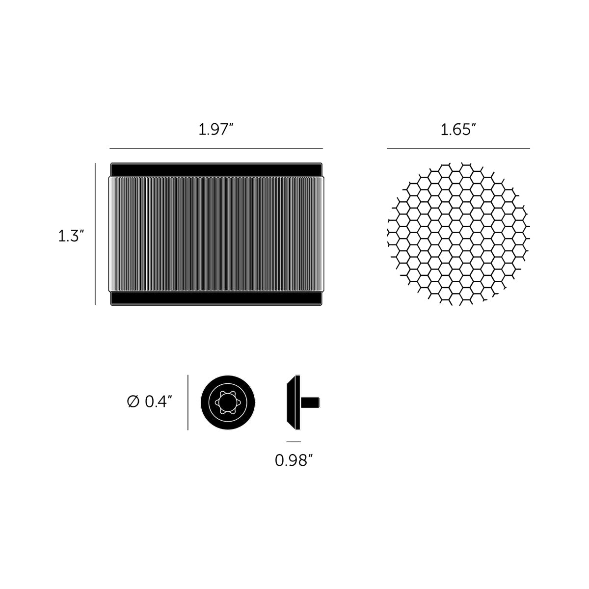 Exhaust Detail Kit - line drawing.