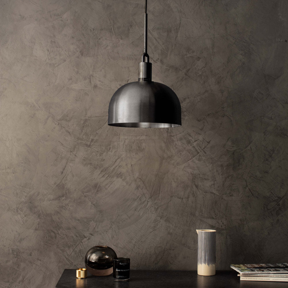 Forked Shade Pendant Light in living room.