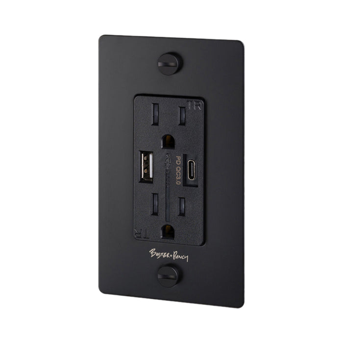 1G Combination Duplex Outlet with USB-A and USB-C Ports.