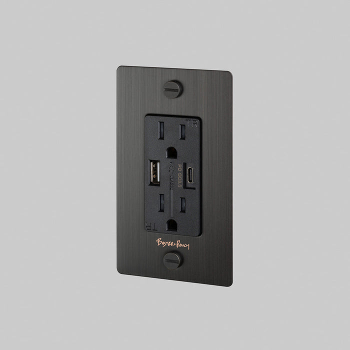 1G Combination Duplex Outlet with USB-A and USB-C Ports in Detail.