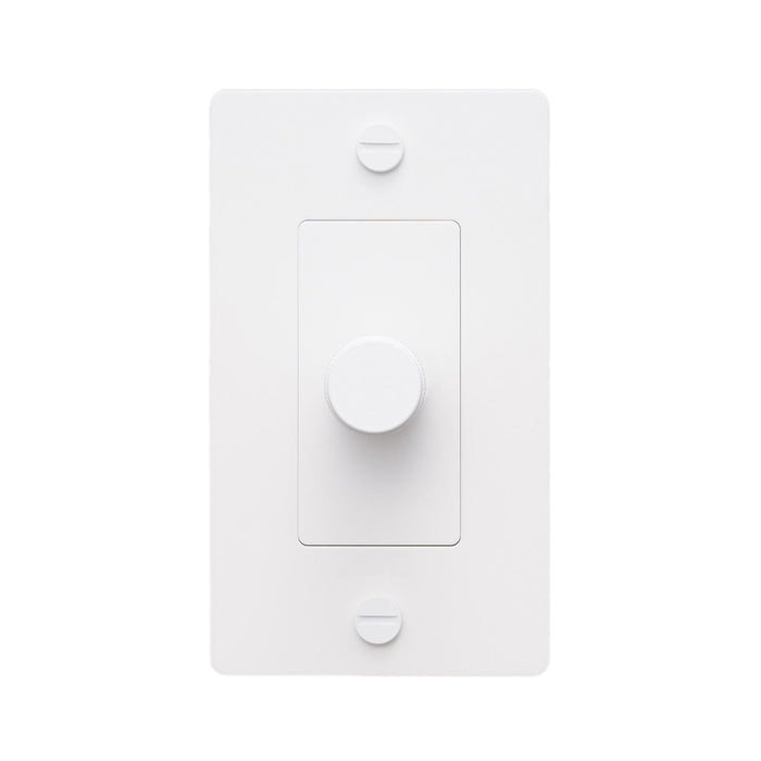 1G Dimmer Switch in White (Without Logo).