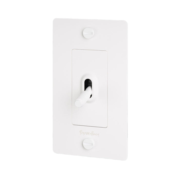 1G Toggle Switch in White (Logo).