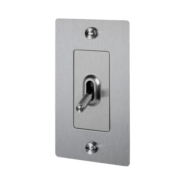 1G Toggle Switch in Steel (Without Logo).