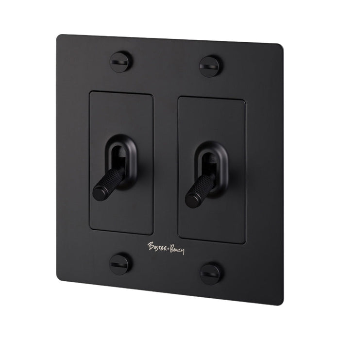 2G Toggle Switch in Black (Logo).