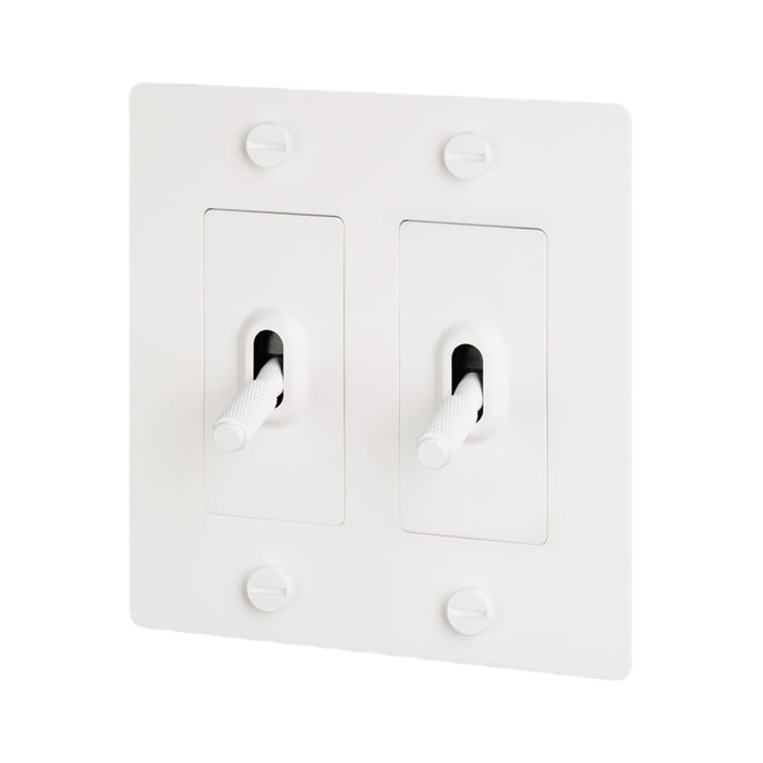 2G Toggle Switch in White (Without Logo).