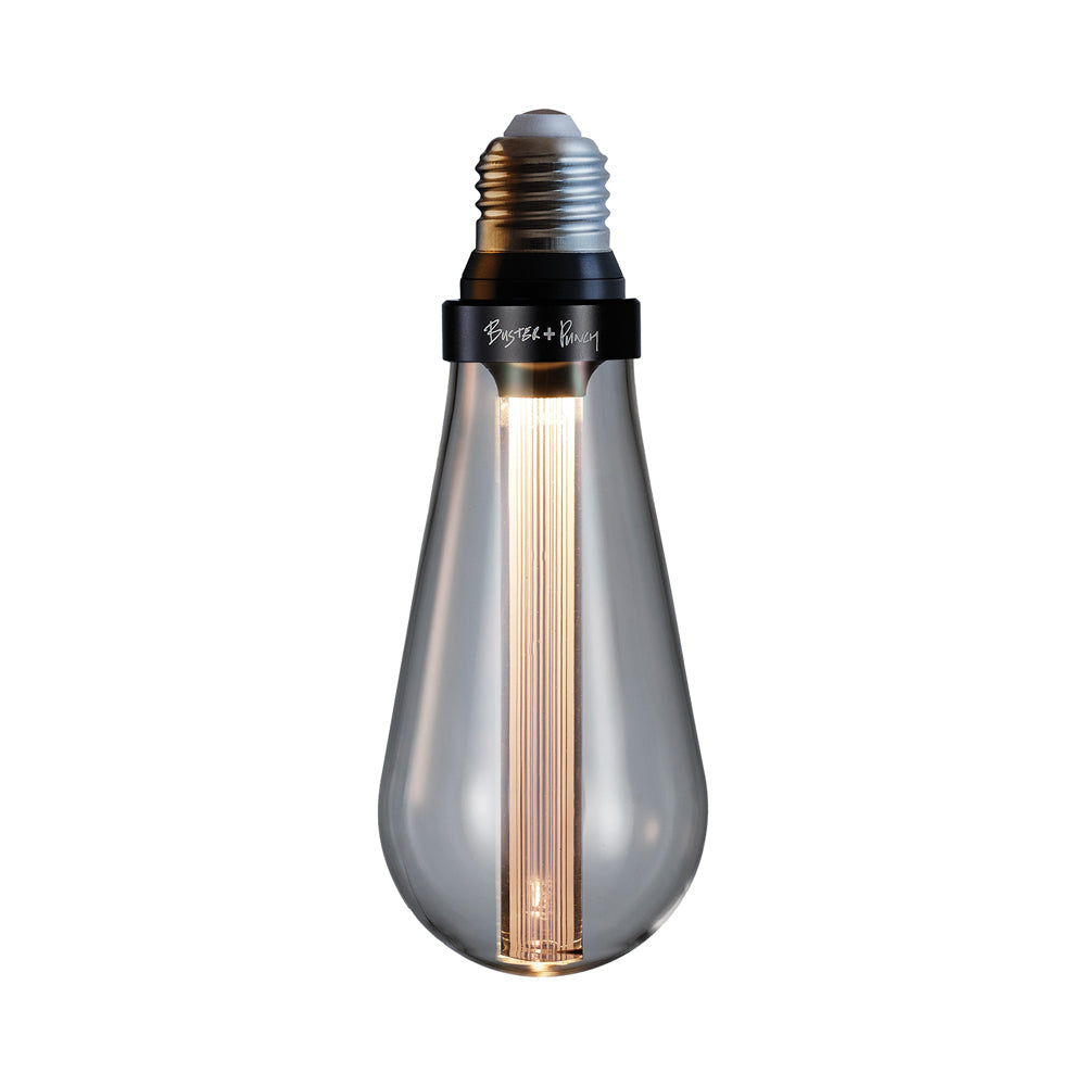 Buster Medium Base 120V LED Bulb in Crystal.