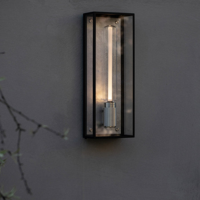 Caged Outdoor Wall Light in Detail.