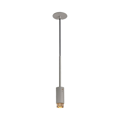 Exhaust Pendant Light in Stone/Brass (Cross).