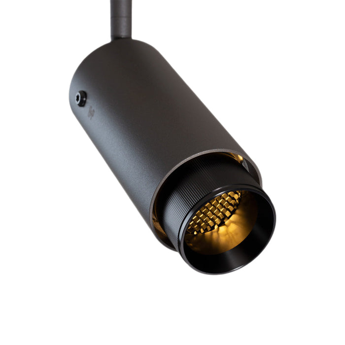 Exhaust Track Spot Light in Graphite/Smoked Bronze (Linear).