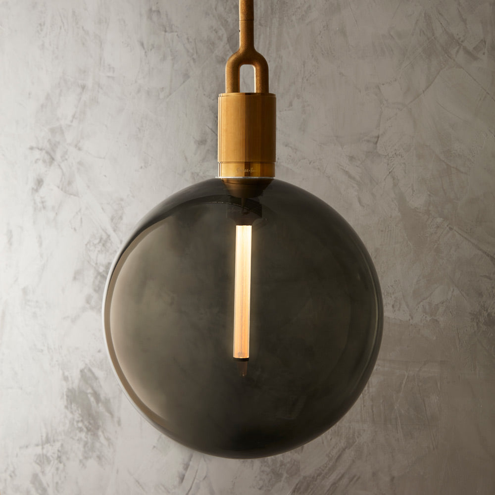 Forked Globe Pendant Light in Detail.