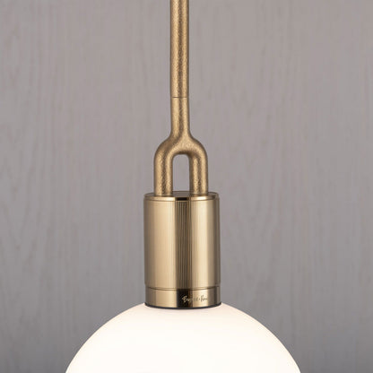 Forked Globe Pendant Light in Detail.