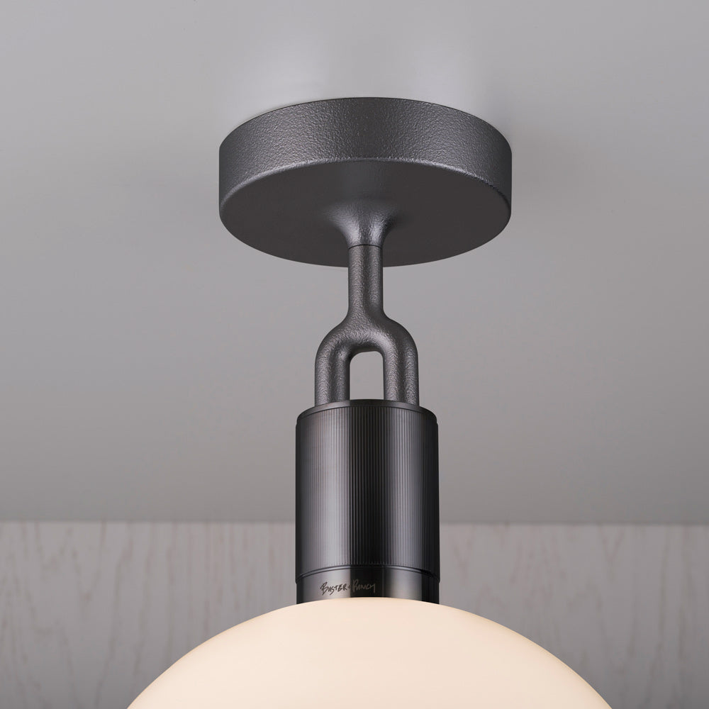 Forked Semi Flush Mount Ceiling Light in Detail.