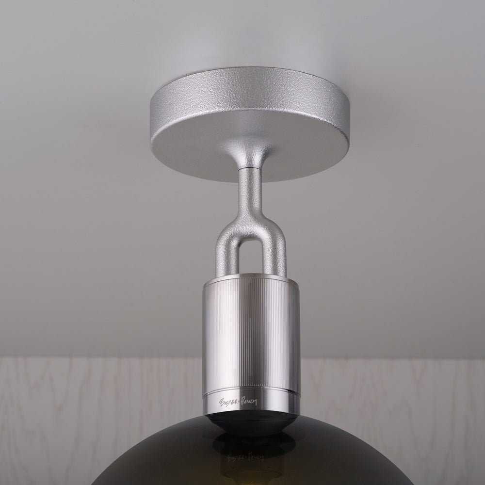 Forked Semi Flush Mount Ceiling Light in Detail.