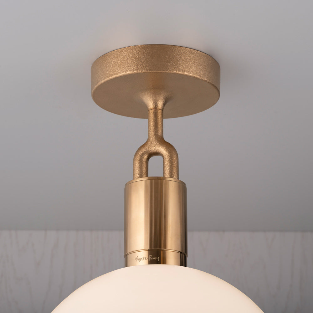 Forked Semi Flush Mount Ceiling Light in Detail.