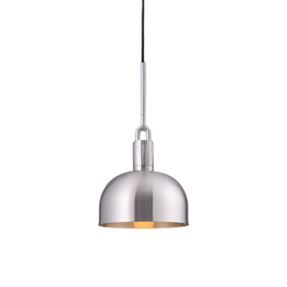 Forked Shade Pendant Light in Steel (Medium).