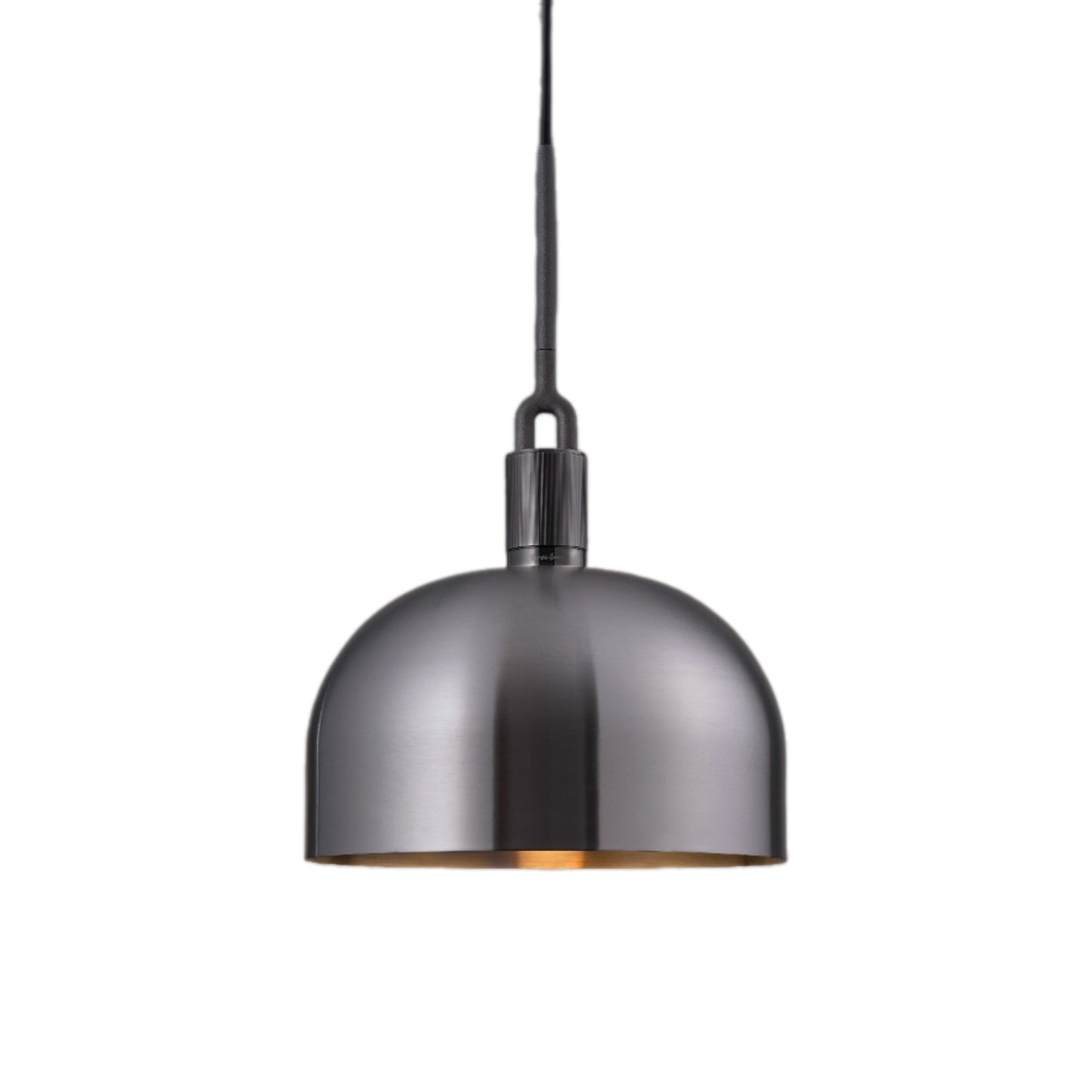 Forked Shade Pendant Light in Gun Metal (Large).