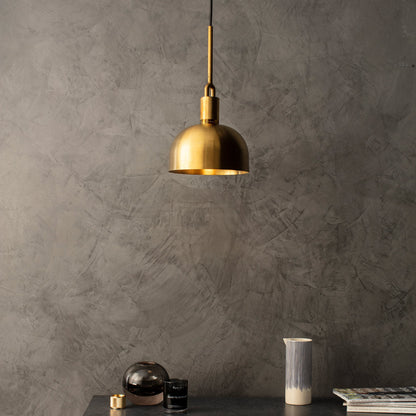 Forked Shade Pendant Light in living room.