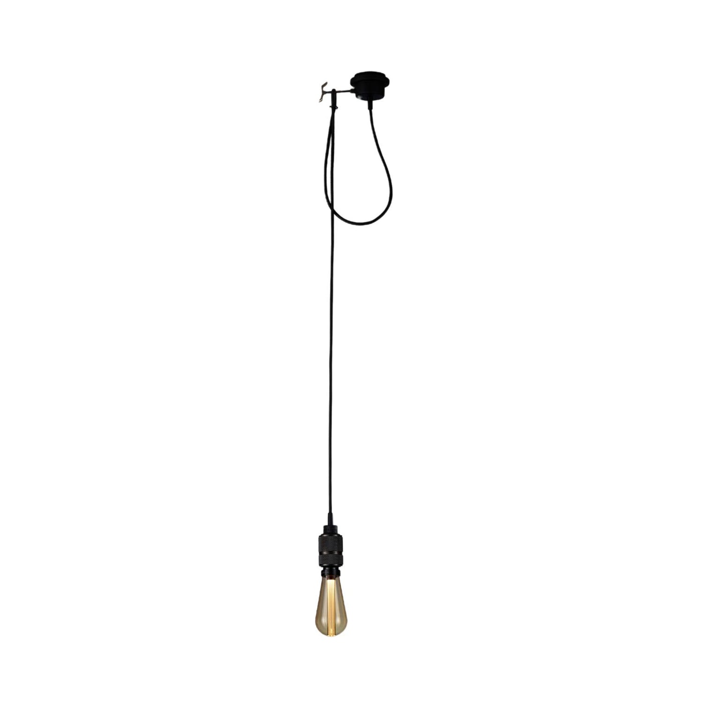 Hooked Nude Pendant Light in Smoked Bronze.