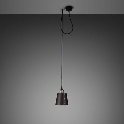 Hooked Pendant Light in Graphite/Steel (Small).