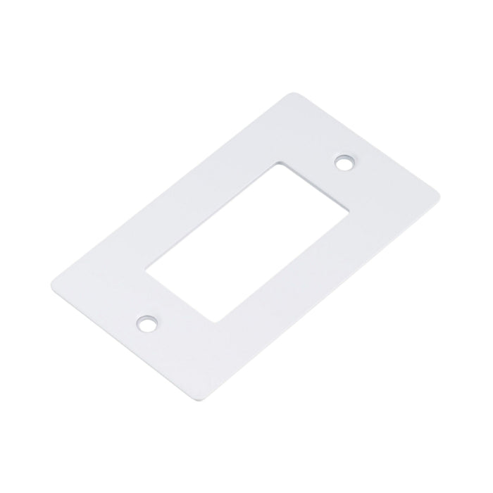 Wall Plate in White/Without Logo (1-Gang).