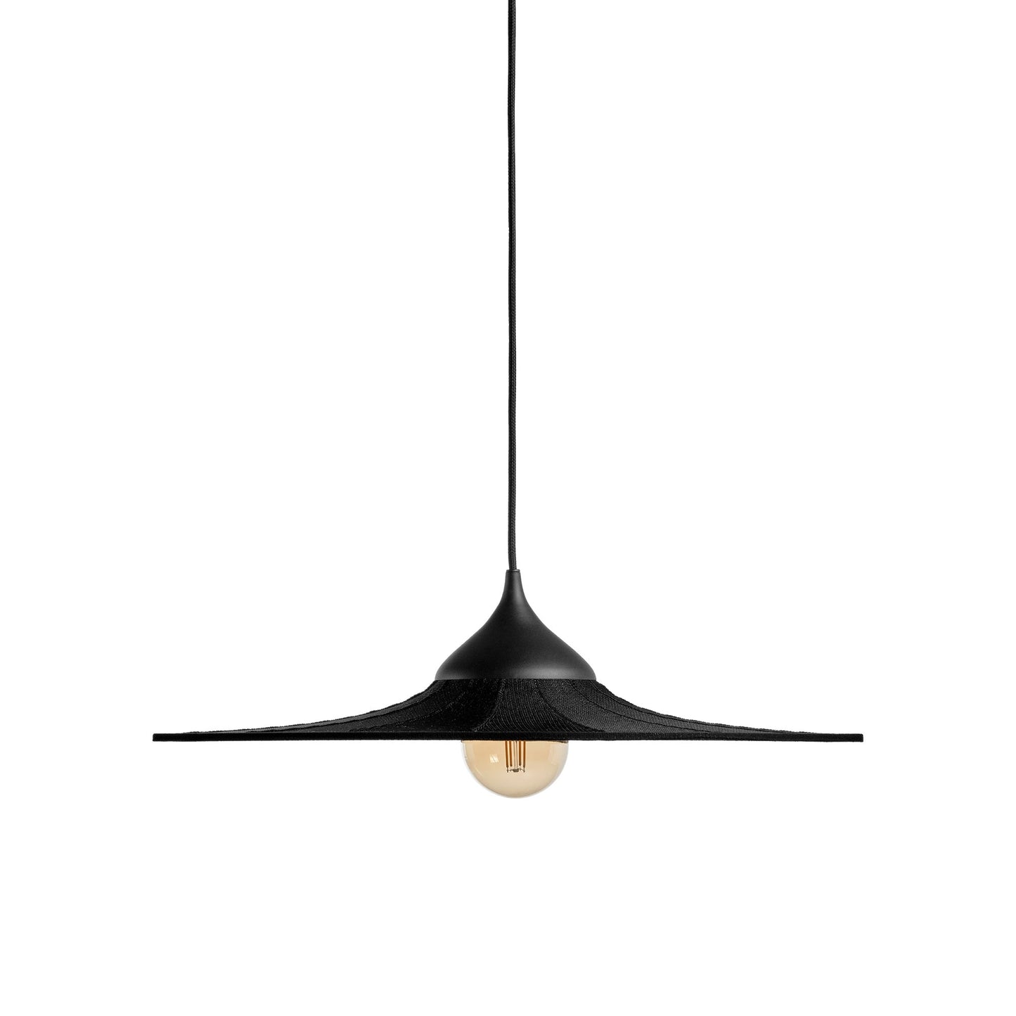Bloom Pendant Light in Black (Small).