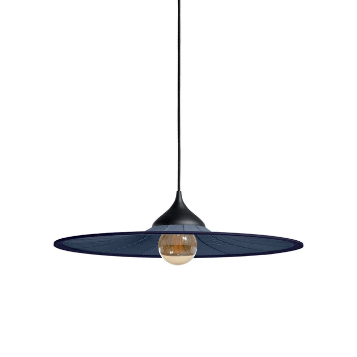 Bloom Pendant Light in Blue (Small).