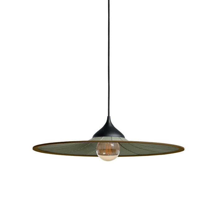 Bloom Pendant Light in Olive Green (Small).
