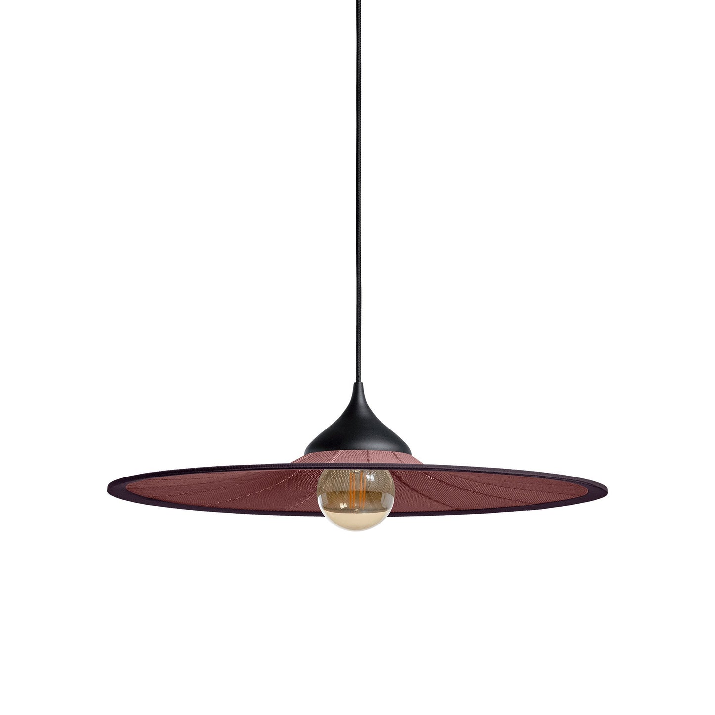Bloom Pendant Light in Wine (Small).