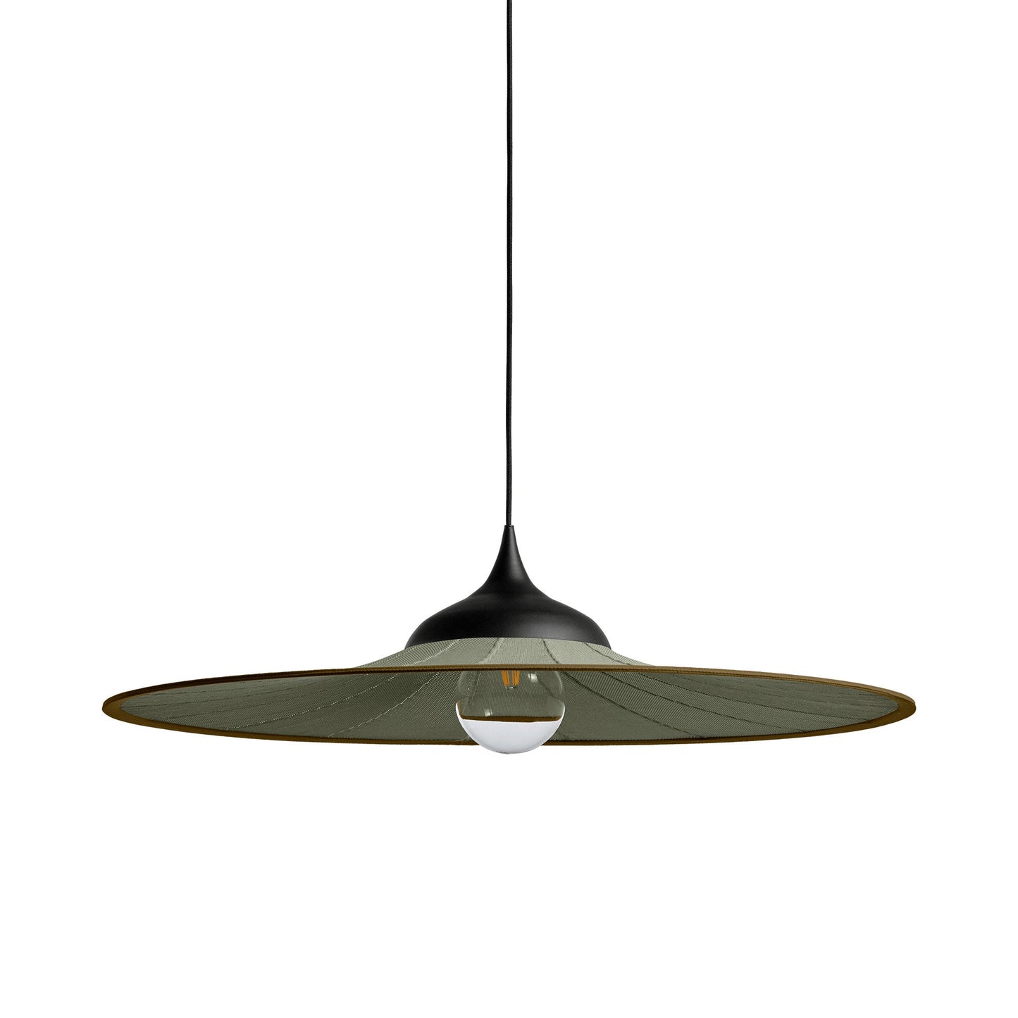 Bloom Pendant Light in Olive Green (Medium).